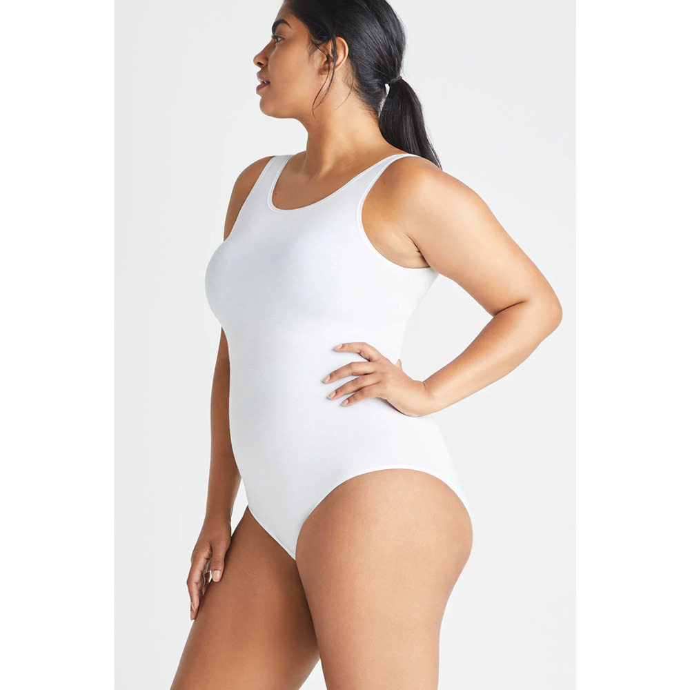 Yummie Ruby Shaping Full Back Bodysuit Cotton 2X/3X YT5-200 - Picture 2 of 3